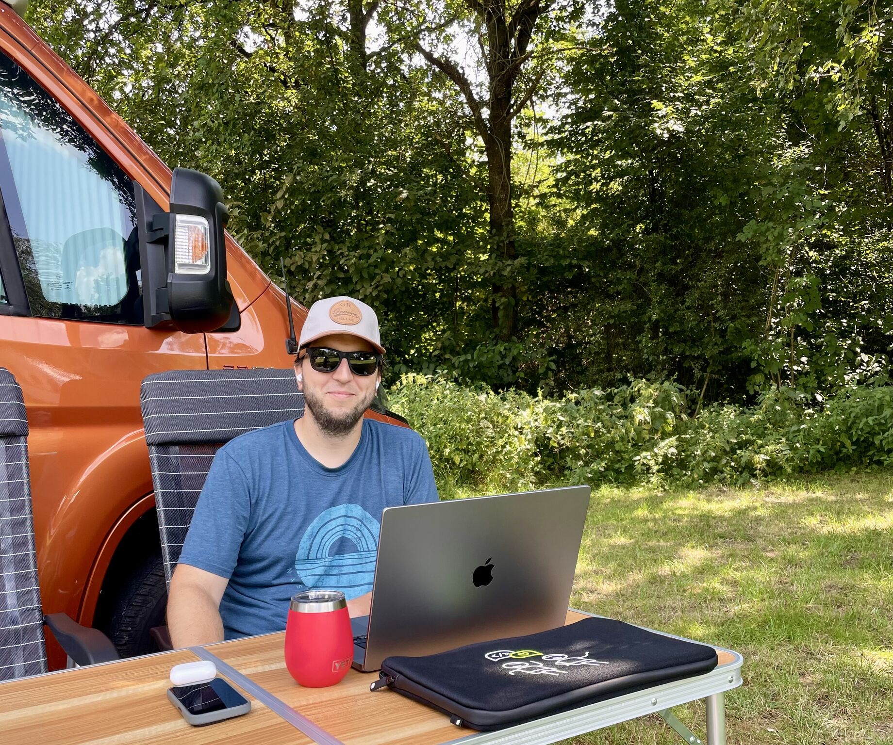 Nothing to see here, just me and my camper van